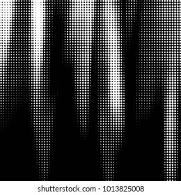Abstract grunge grid dot halftone background pattern. Spotted black and white vector line illustration
