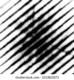 Abstract grunge grid dot halftone background pattern. Spotted black and white vector line illustration
