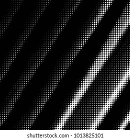 Abstract grunge grid dot halftone background pattern. Spotted black and white vector line illustration
