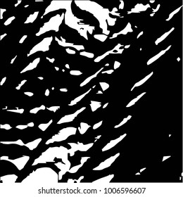 Abstract grunge grid halftone background pattern. Black and white vector line illustration
