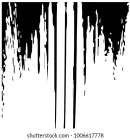Abstract grunge grid halftone background pattern. Black and white vector line illustration
