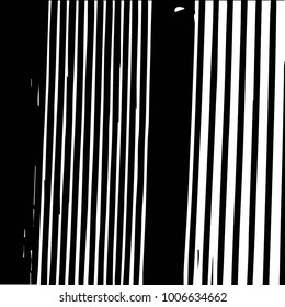Abstract grunge grid halftone background pattern. Black and white vector line illustration
