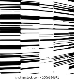 Abstract grunge grid halftone background pattern. Black and white vector line illustration

