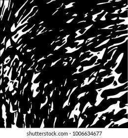 Abstract grunge grid halftone background pattern. Black and white vector line illustration
