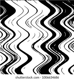 Abstract grunge grid halftone background pattern. Black and white vector line illustration
