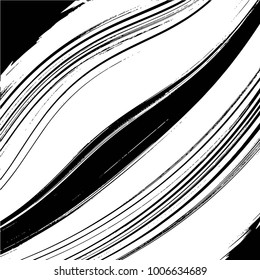 Abstract grunge grid halftone background pattern. Black and white vector line illustration

