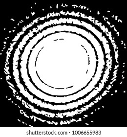 Abstract grunge grid halftone background pattern. Black and white vector line illustration
