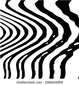 Abstract grunge grid halftone background pattern. Black and white vector line illustration
