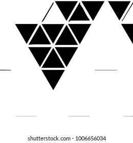 Abstract grunge grid halftone background pattern. Black and white vector line illustration
