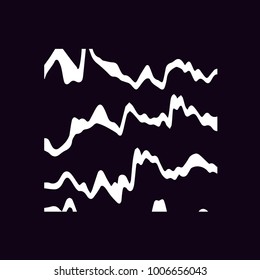 Abstract grunge grid halftone background pattern. Black and white vector line illustration
