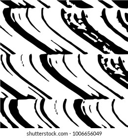 Abstract grunge grid halftone background pattern. Black and white vector line illustration
