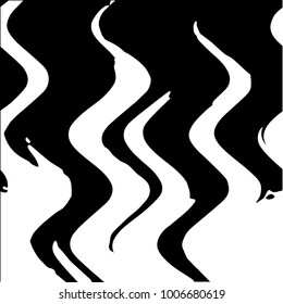 Abstract grunge grid halftone background pattern. Black and white vector line illustration
