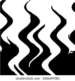 Abstract grunge grid halftone background pattern. Black and white vector line illustration
