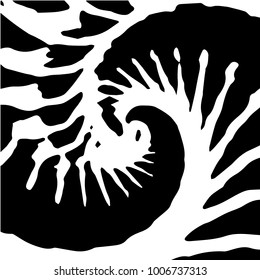 Abstract grunge grid halftone background pattern. Black and white vector line illustration
