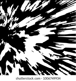 Abstract grunge grid halftone background pattern. Black and white vector line illustration
