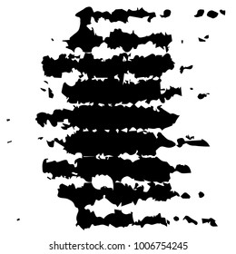 Abstract grunge grid halftone background pattern. Black and white vector line illustration
