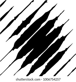 Abstract grunge grid halftone background pattern. Black and white vector line illustration
