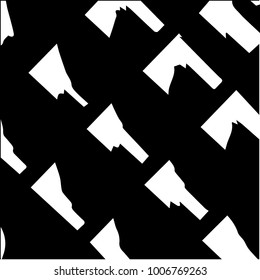 Abstract grunge grid halftone background pattern. Black and white vector line illustration
