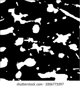 Abstract grunge grid halftone background pattern. Black and white vector line illustration

