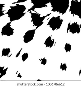 Abstract grunge grid halftone background pattern. Black and white vector line illustration
