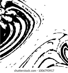 Abstract grunge grid halftone background pattern. Black and white vector line illustration
