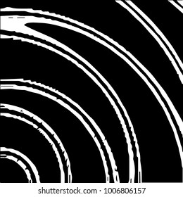 Abstract grunge grid halftone background pattern. Black and white vector line illustration
