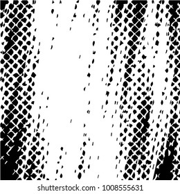 Abstract grunge grid halftone background pattern. Black and white vector line illustration
