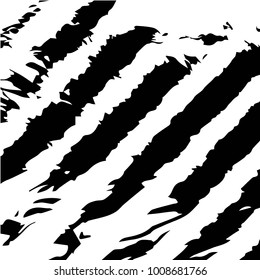 Abstract grunge grid halftone background pattern. Black and white vector line illustration
