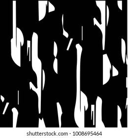 Abstract grunge grid halftone background pattern. Black and white vector line illustration
