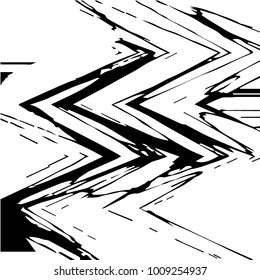 Abstract grunge grid halftone background pattern. Black and white vector line illustration

