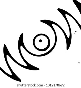 Abstract grunge grid halftone background pattern. Black and white vector line illustration
