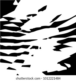 Abstract grunge grid halftone background pattern. Black and white vector line illustration
