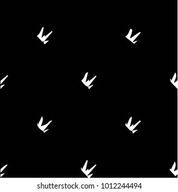 Abstract grunge grid halftone background pattern. Black and white vector line illustration
