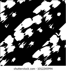 Abstract grunge grid halftone background pattern. Black and white vector line illustration
