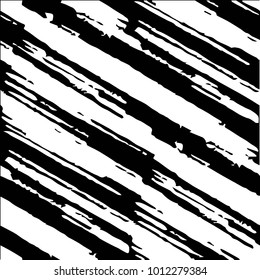 Abstract grunge grid halftone background pattern. Black and white vector line illustration

