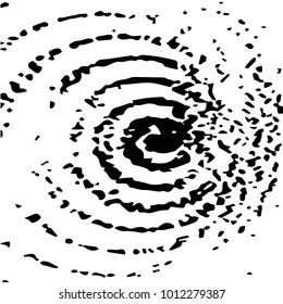 Abstract grunge grid halftone background pattern. Black and white vector line illustration
