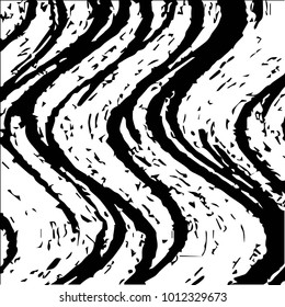 Abstract grunge grid halftone background pattern. Black and white vector line illustration
