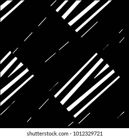 Abstract grunge grid halftone background pattern. Black and white vector line illustration
