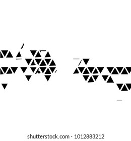 Abstract grunge grid halftone background pattern. Black and white vector line illustration

