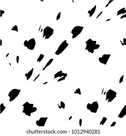 Abstract grunge grid halftone background pattern. Black and white vector line illustration
