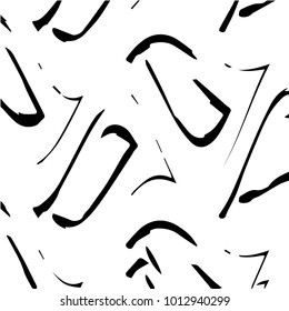 Abstract grunge grid halftone background pattern. Black and white vector line illustration
