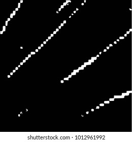 Abstract grunge grid halftone background pattern. Black and white vector line illustration
