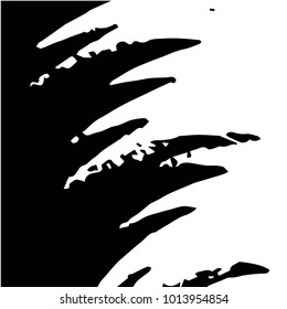 Abstract grunge grid halftone background pattern. Black and white vector line illustration