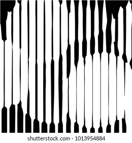 Abstract grunge grid halftone background pattern. Black and white vector line illustration