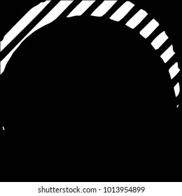 Abstract grunge grid halftone background pattern. Black and white vector line illustration