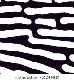 Abstract grunge grid halftone background pattern. Black and white vector line illustration