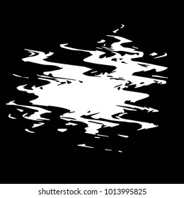 Abstract grunge grid halftone background pattern. Black and white vector line illustration
