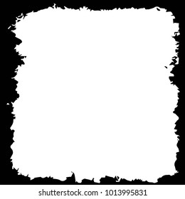Abstract grunge grid halftone background pattern. Black and white vector line illustration
