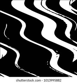 Abstract grunge grid halftone background pattern. Black and white vector line illustration
