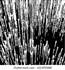 Abstract grunge grid halftone background pattern. Black and white vector line illustration
